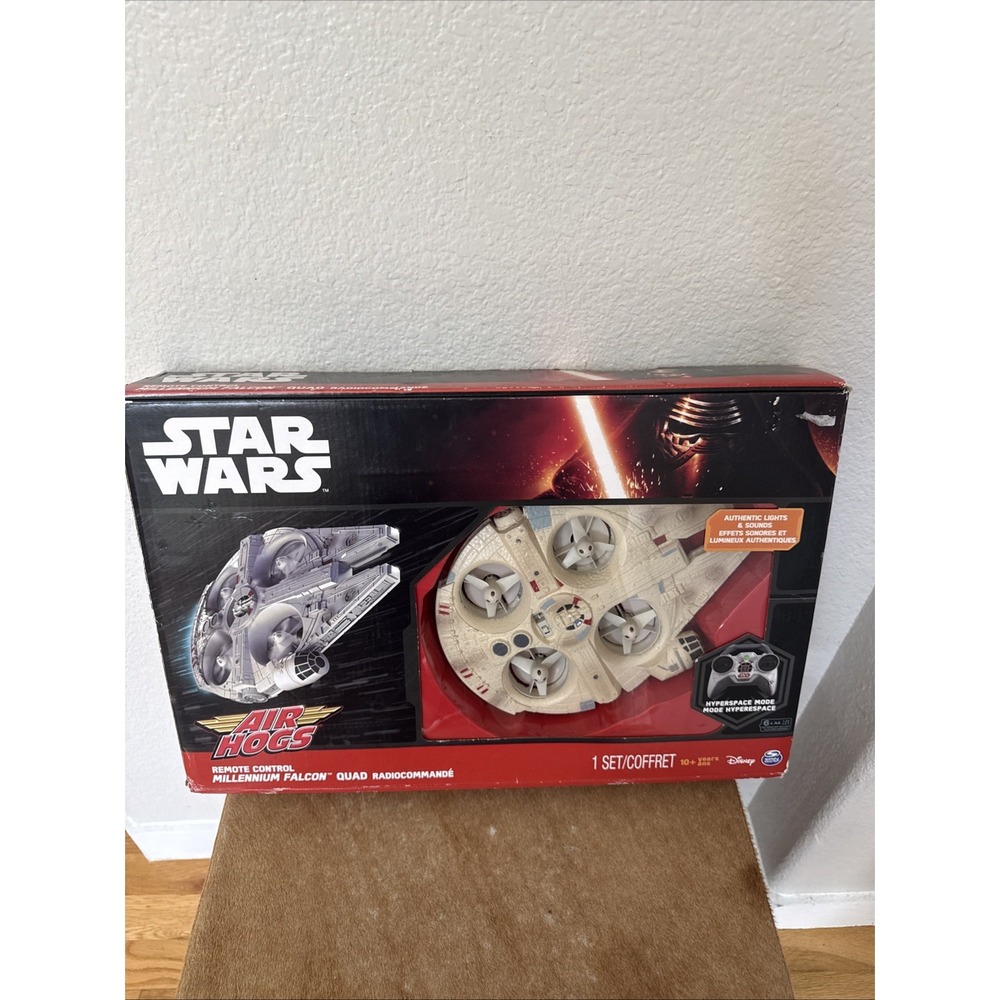 Star Wars Air Hogs Millennium Falcon Quad W/Remote Control